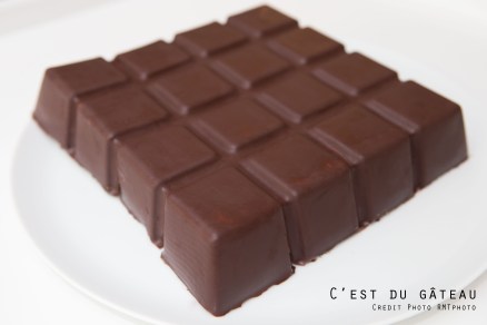 recette, demarle, chocolat blanc, chocolat noir, entremets, gavotte, gâteau tablette, moule tablette, praliné Tablette de chocolat – Crousti-fondant Noir et Blanc-1 label
